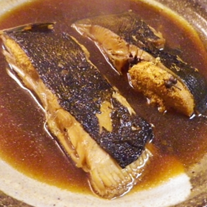 子持ちカレイの山椒煮つけ